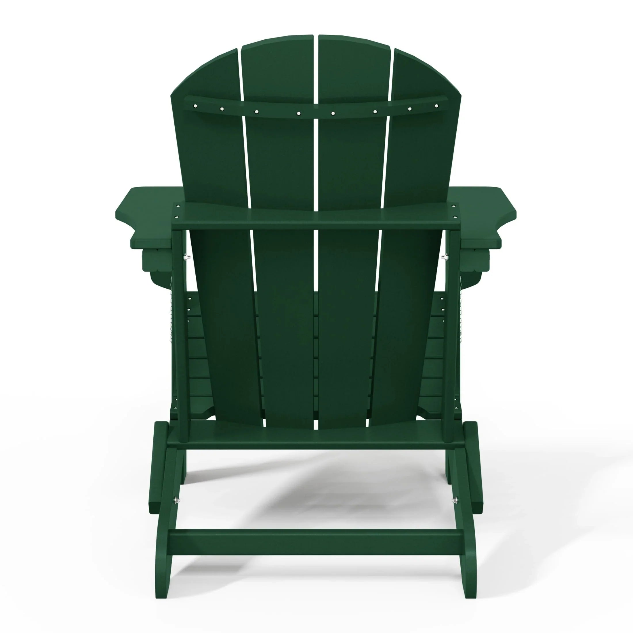 Polytrends Laguna Sedia Adirondack Pieghevole da Esterno per Patio Resistente allo Sbiadimento e alle Intemperie