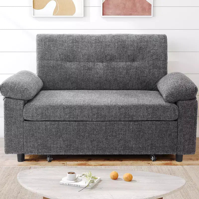 Dyonery Divano Letto Convertibile 3-in-1, Divano Letto Estraibile con Schienale Regolabile