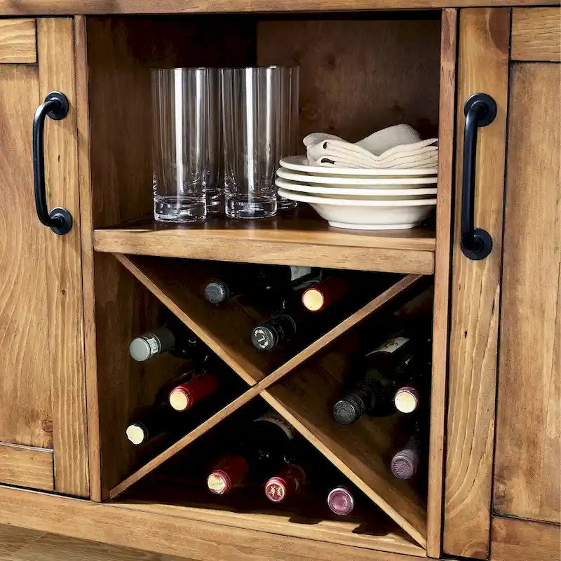 Buffet Crosley Roots en finition naturelle - 52 L x 18 P x 36 H